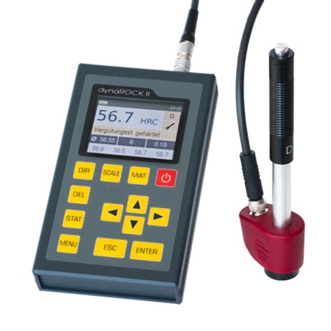 Data sheet Digital rebound hardness tester dynaRock II (Leeb)